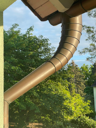 Flaschner Schwanenhals Fallrohr